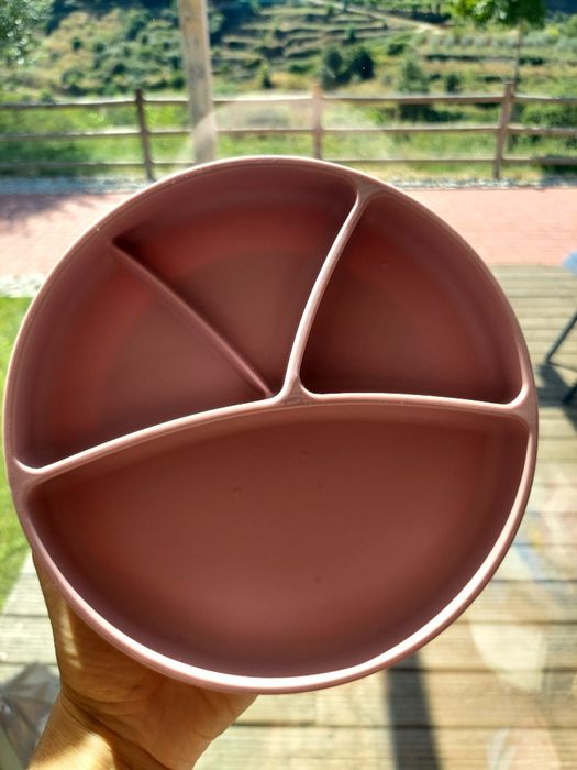 Prato de silicone bebé