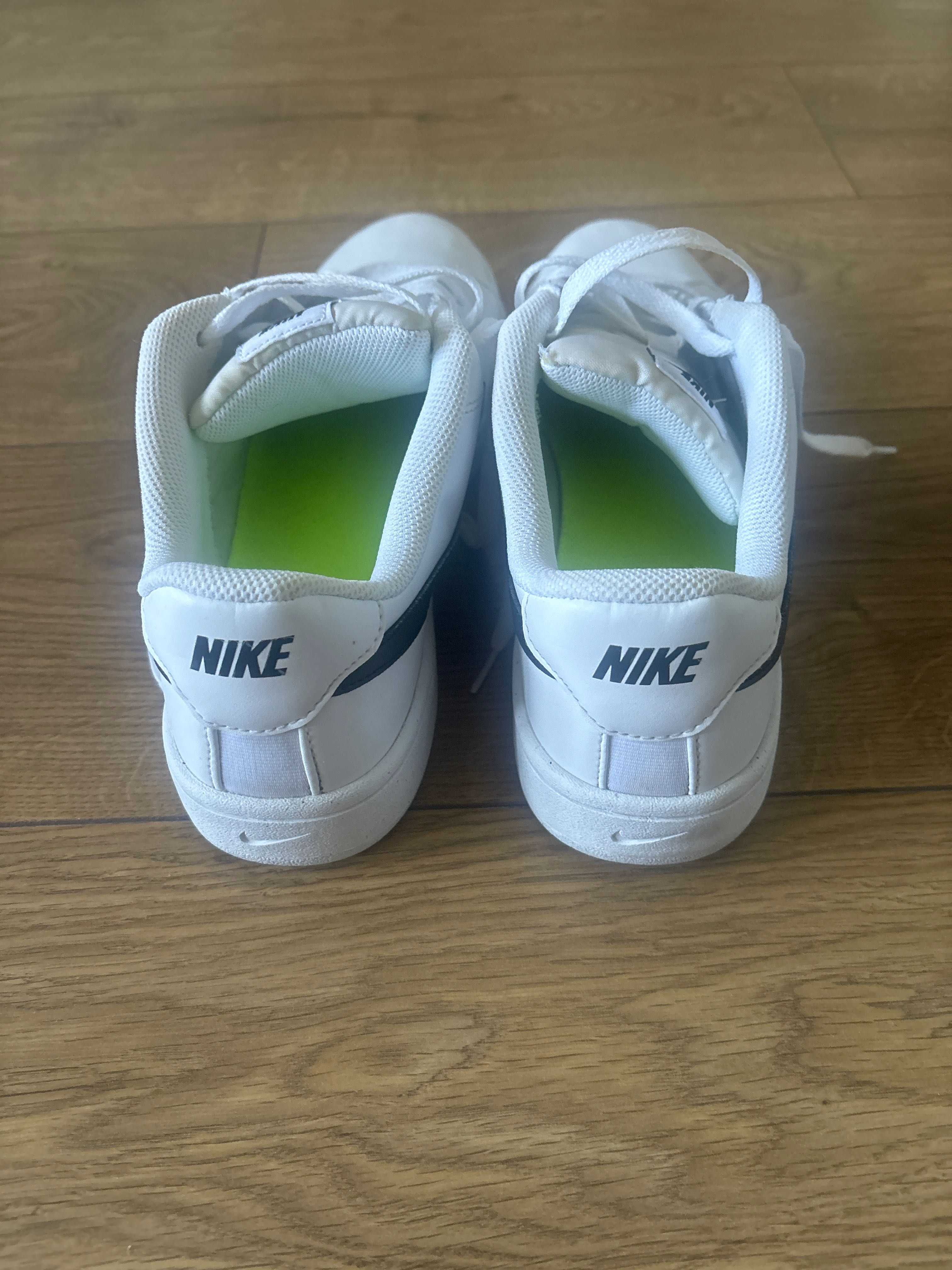 Skórzane buty Nike białe męskie