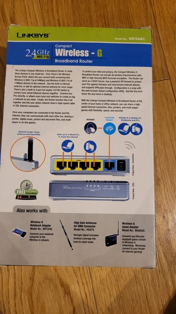 Router Linksys WRT54GC