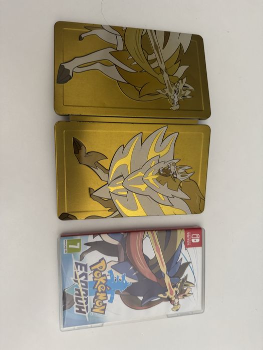 Pokemon sword e shield mais steelbook dourado
