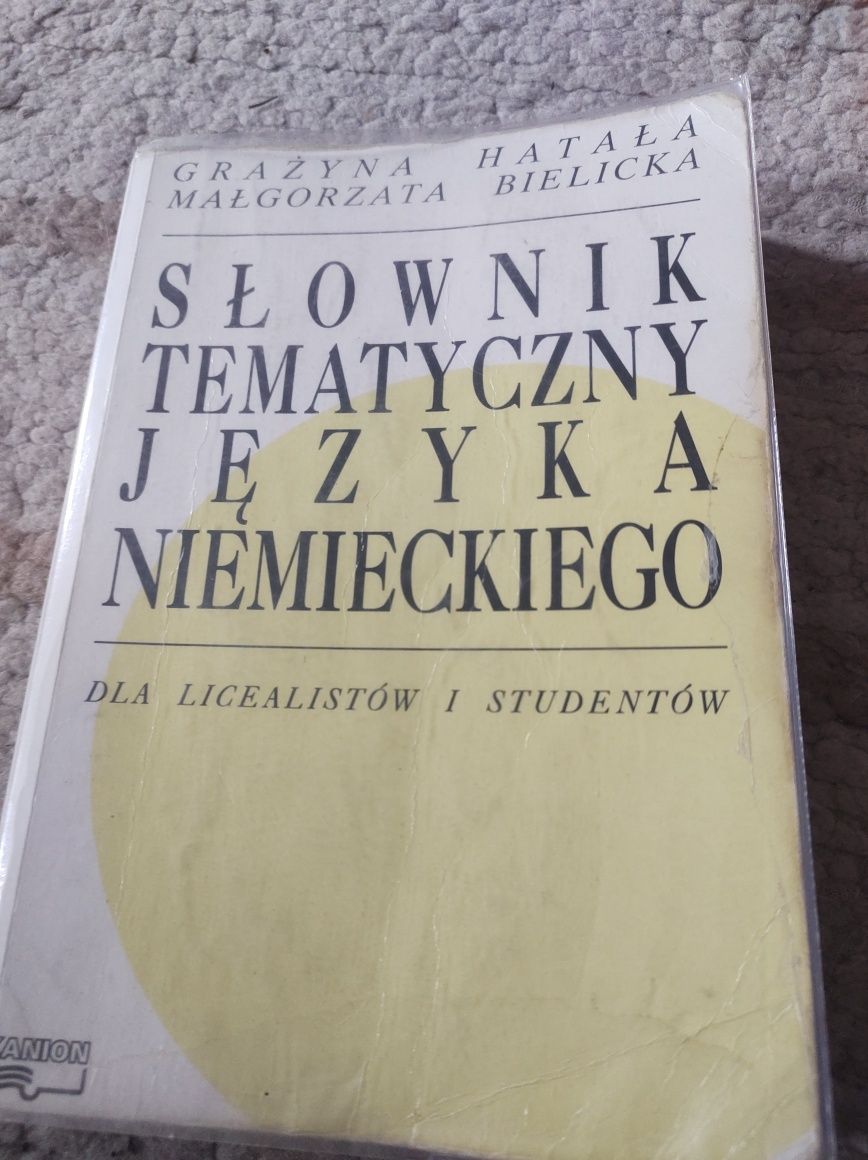 Słownik tematyczny języka niemieckiego