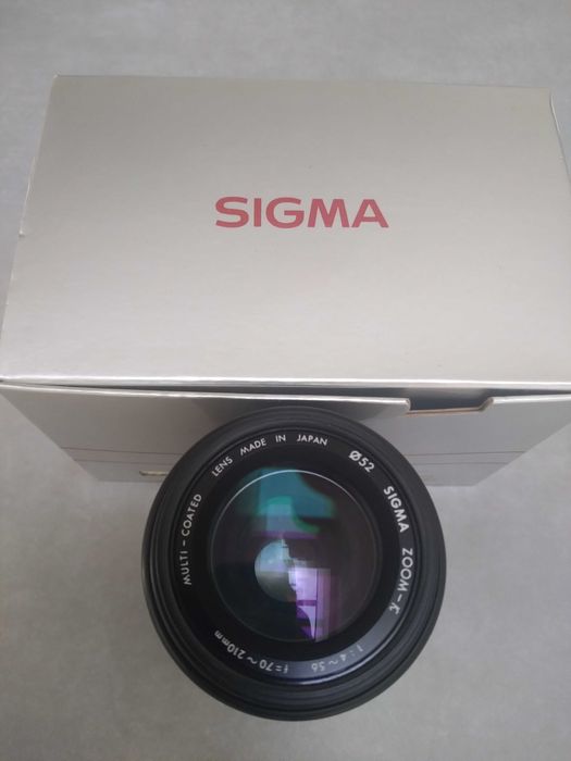 Objetiva Sigma 70-210 para rosca de 52mm