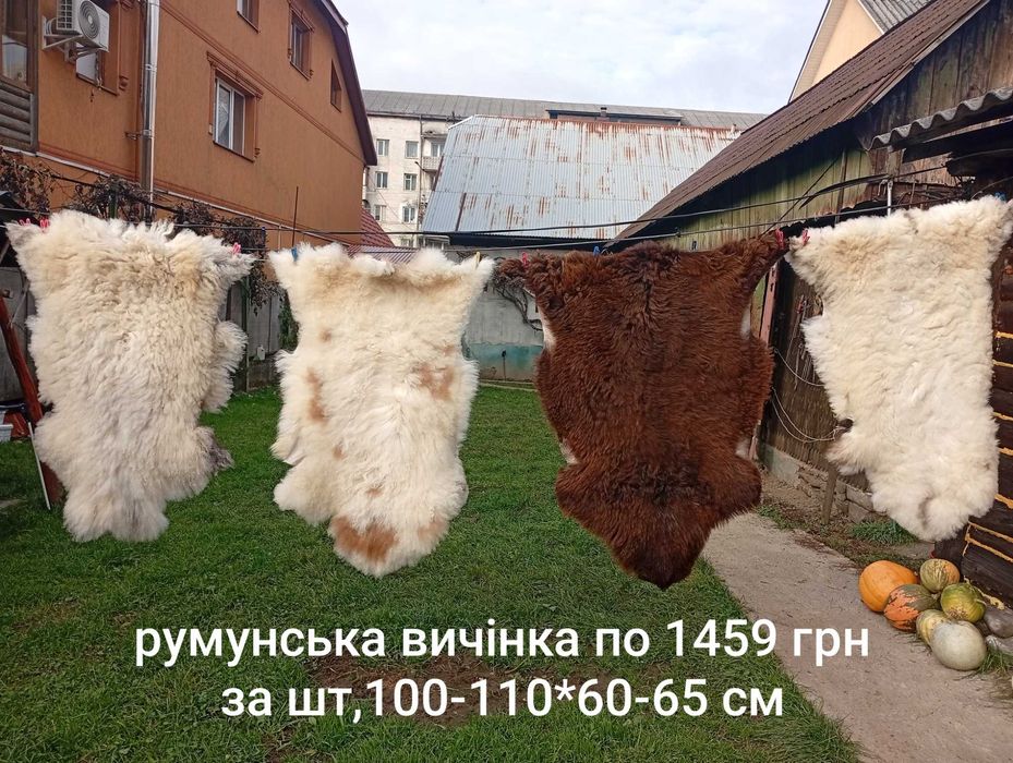 Козина та овеча шкуру в хату чи для шиття