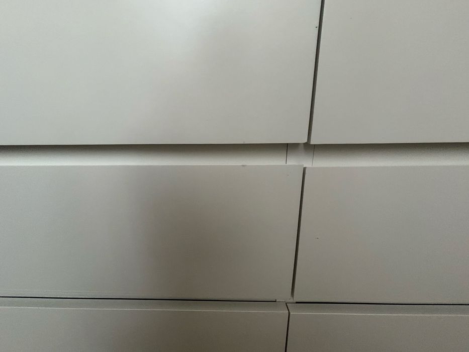 Komoda Ikea malm biała 6 szuflad