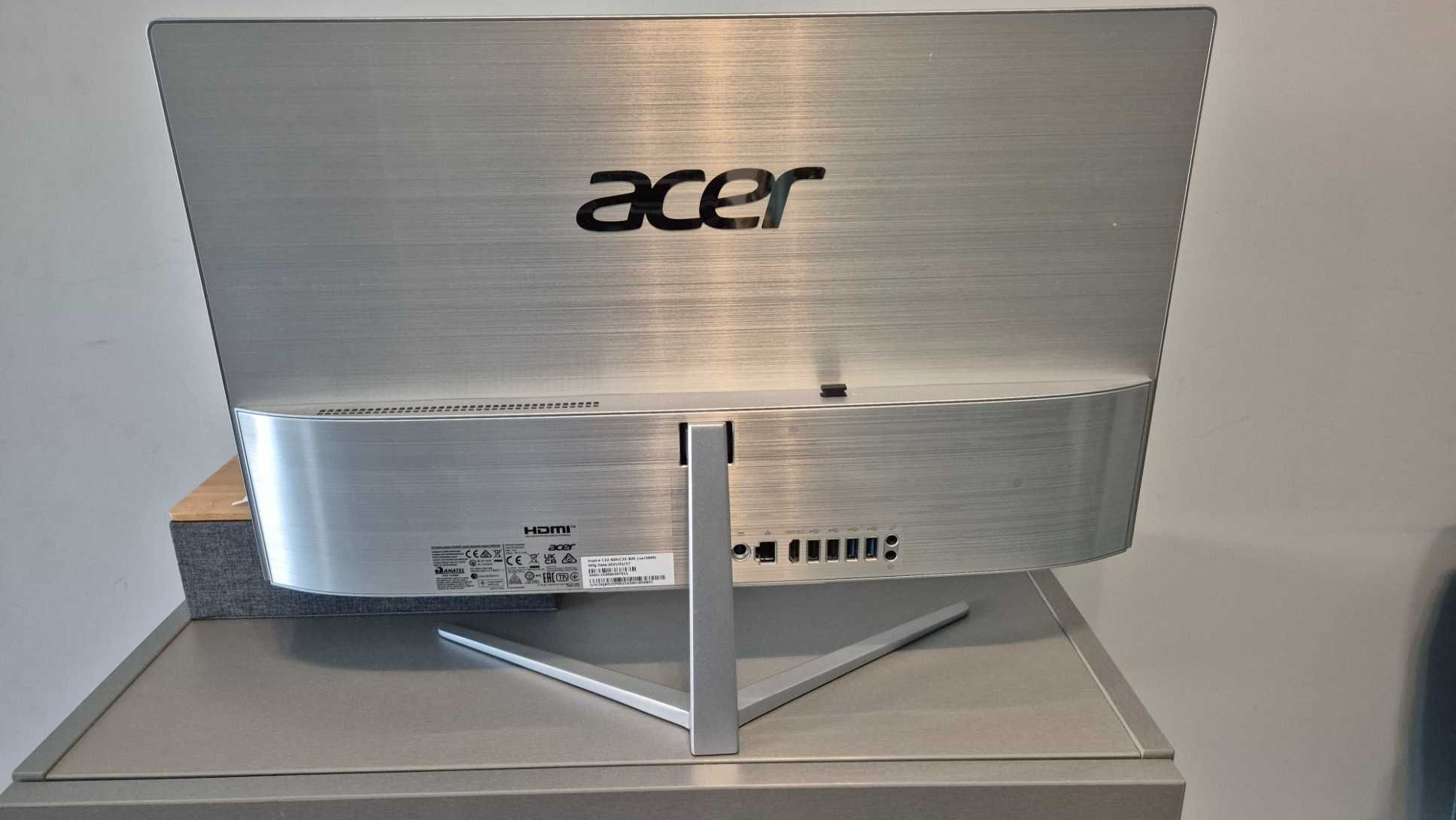 AiO Acer Aspire C22 21,5 J5040 8GB SSD256 Win11 + komplet akcesorii