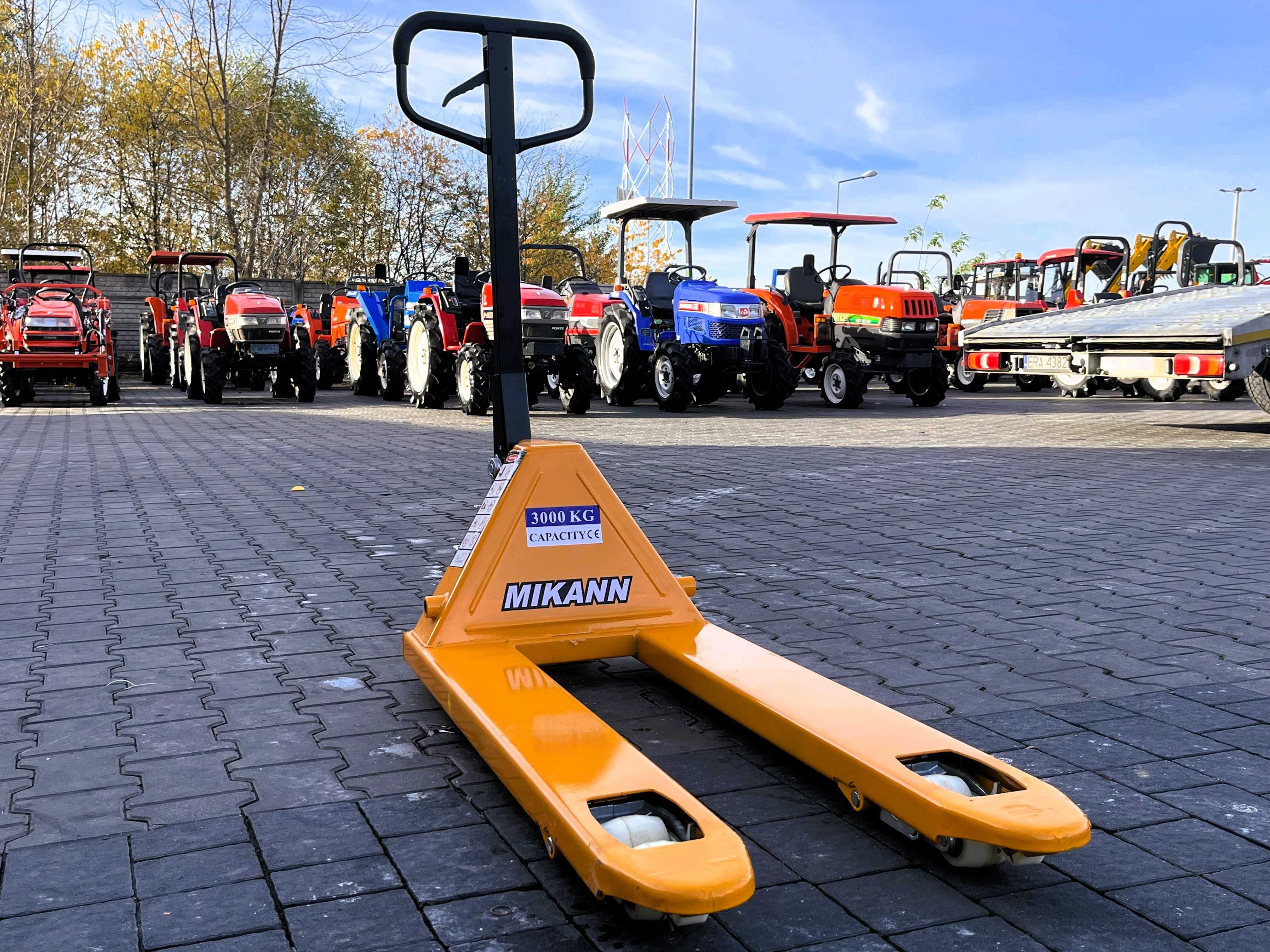Wózek Paletowy Ręczny, Paleciak Mikann 3T Nowy Japan Trak