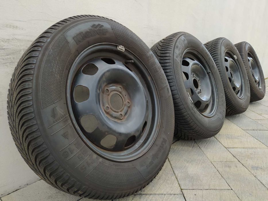 Koła stalowe 16 Dacia Duster Kadjar Qashqai, 215/65R16 Kleber, 2017r