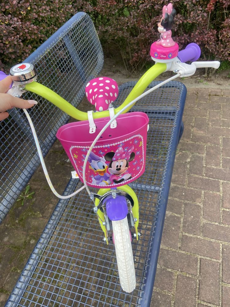 Rowerek dla dziewczynki myszka Minie  12 cali