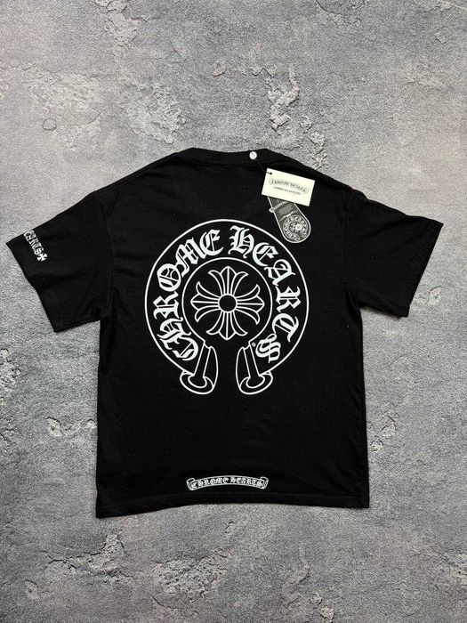 Футболка Chrome Hearts хром хардс усі розміри чорна і біла