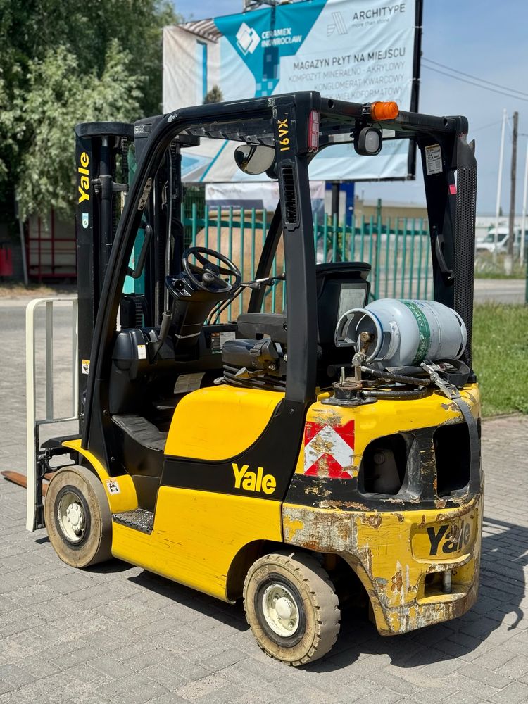 Yale [2016r] wózek widłowy 1600kg TRIPLEX 495 cm SALON PL/ UDT 03.2026