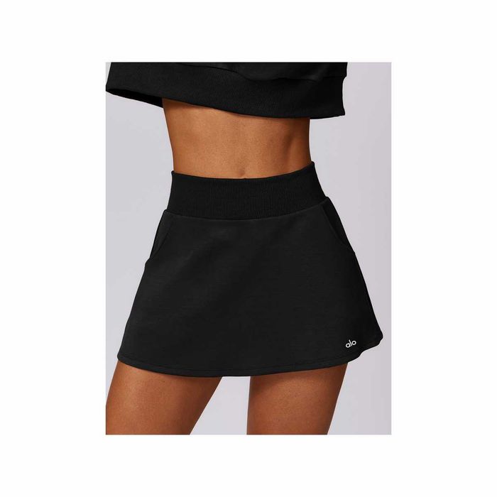 Спідниця-шорти Alo Yoga Skirt With Pockets Black 85823-BK