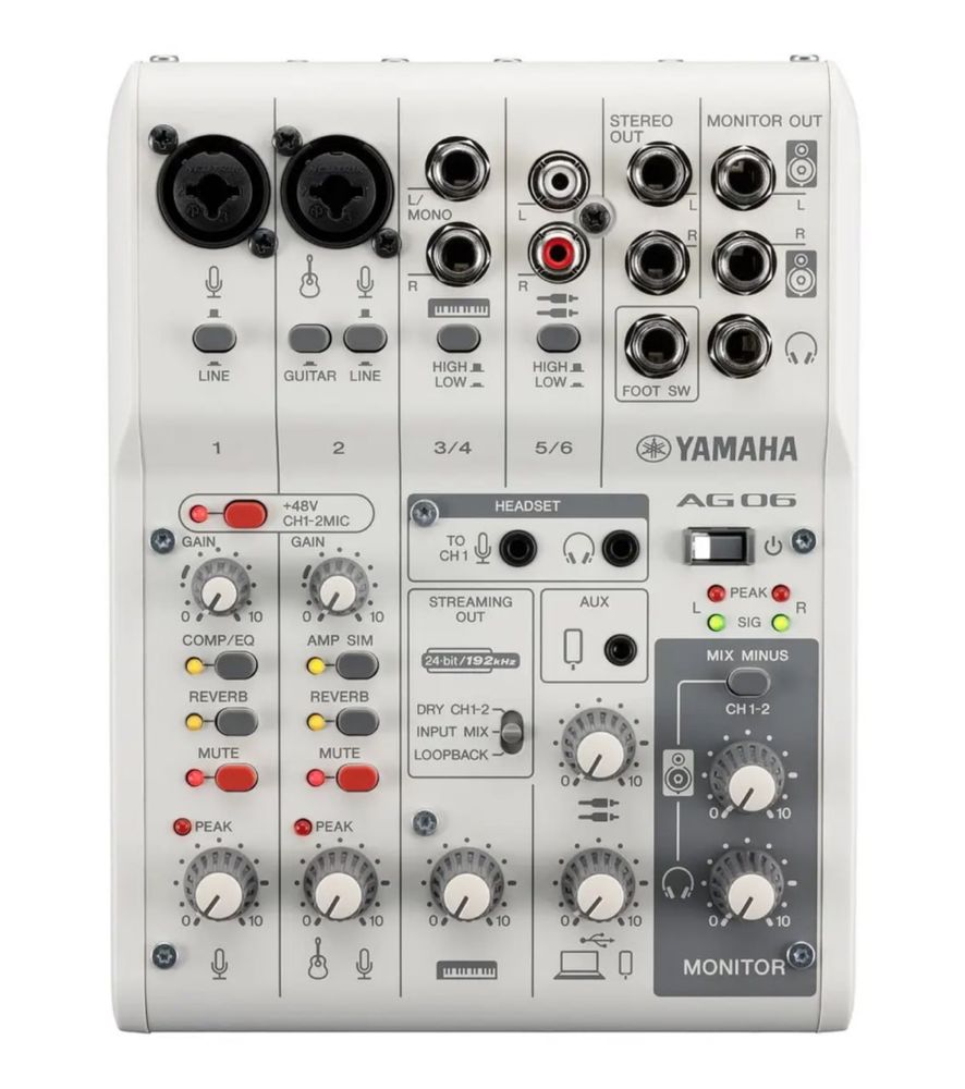 Продам аудіоінтерфейс Yamaha AG06mk2 - Новий, на гарантії!