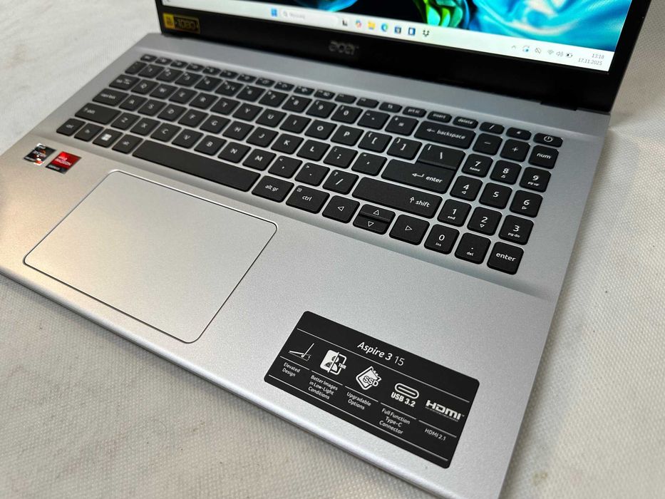Laptop ACER Aspire 3 15 /  A315-44P / AMD Ryzen7 5700U / 16GB / SSD512