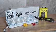 Комплект Миша Hator Pulsar 2 Pro + Механічна клавіатура KONDOR Orion