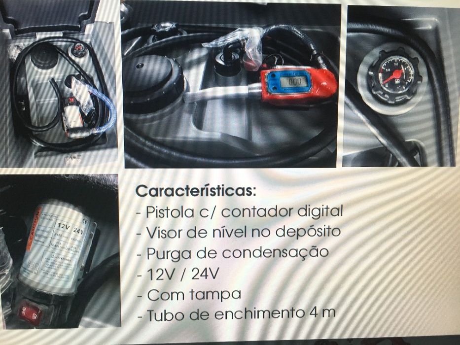 Depósito Tanque de gasóleo com contador 200/400/ 400+50 Lts AdBlue
