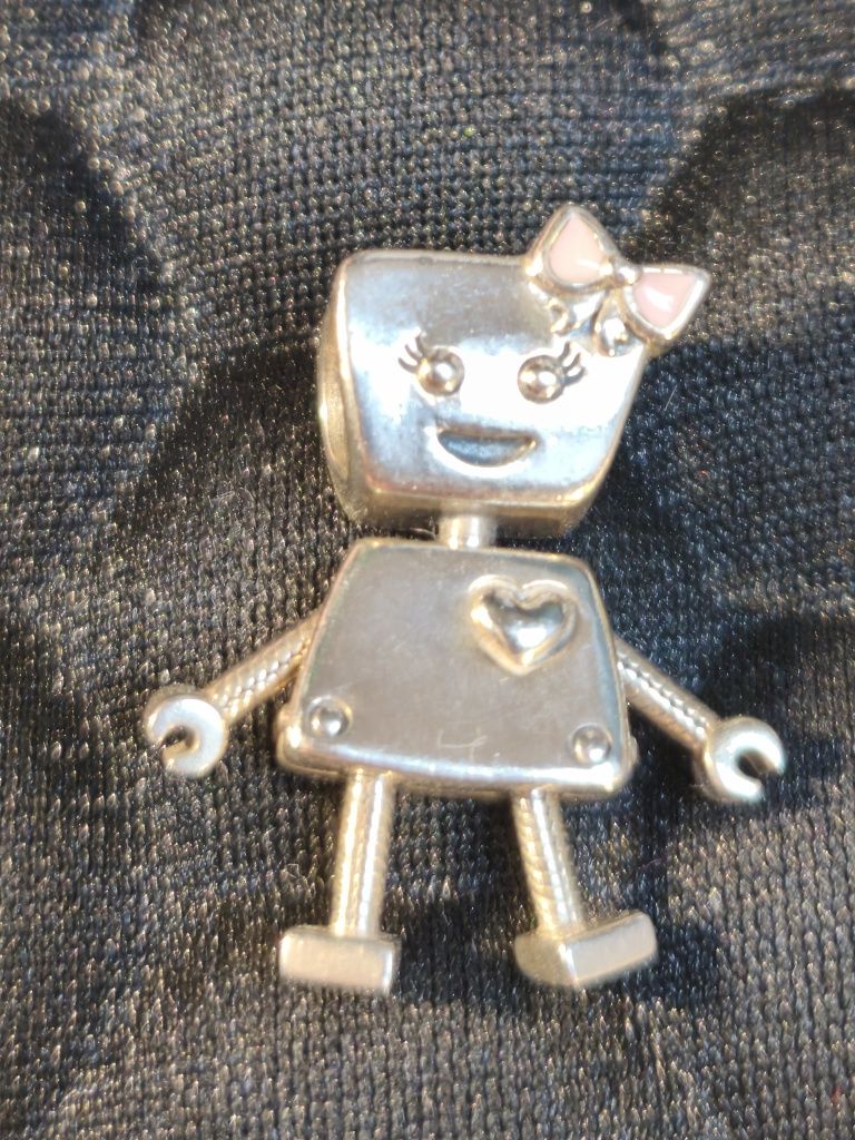 Charms Pandora Dziewczynka Robot
