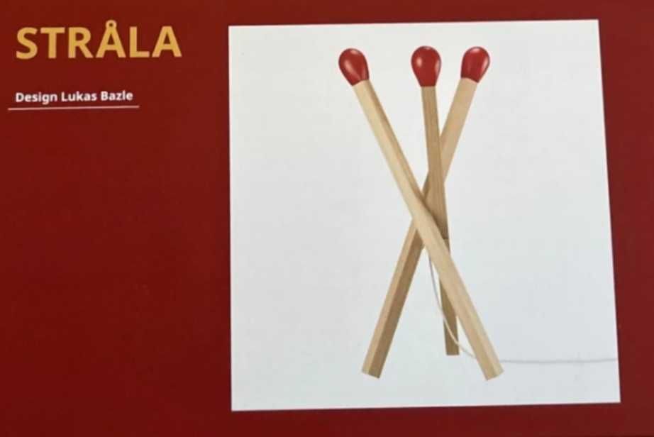 Lampa 3 zapałki Lukas Bazle