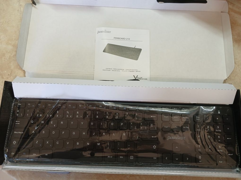 Дротова клавіатура Perixx PERIBOARD-201