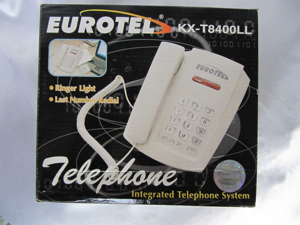 Телефон стационарный кнопочноый Eurotel KX-T8400LL,новый