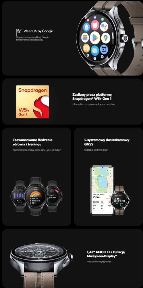 Xiaomi Watch 2 Pro Black nowy z RTV_euro_AGD