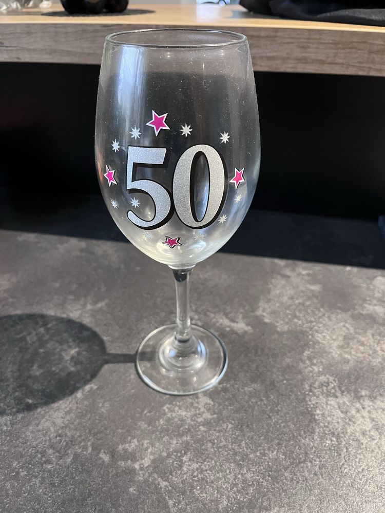 Kieliszek na 50 urodziny
