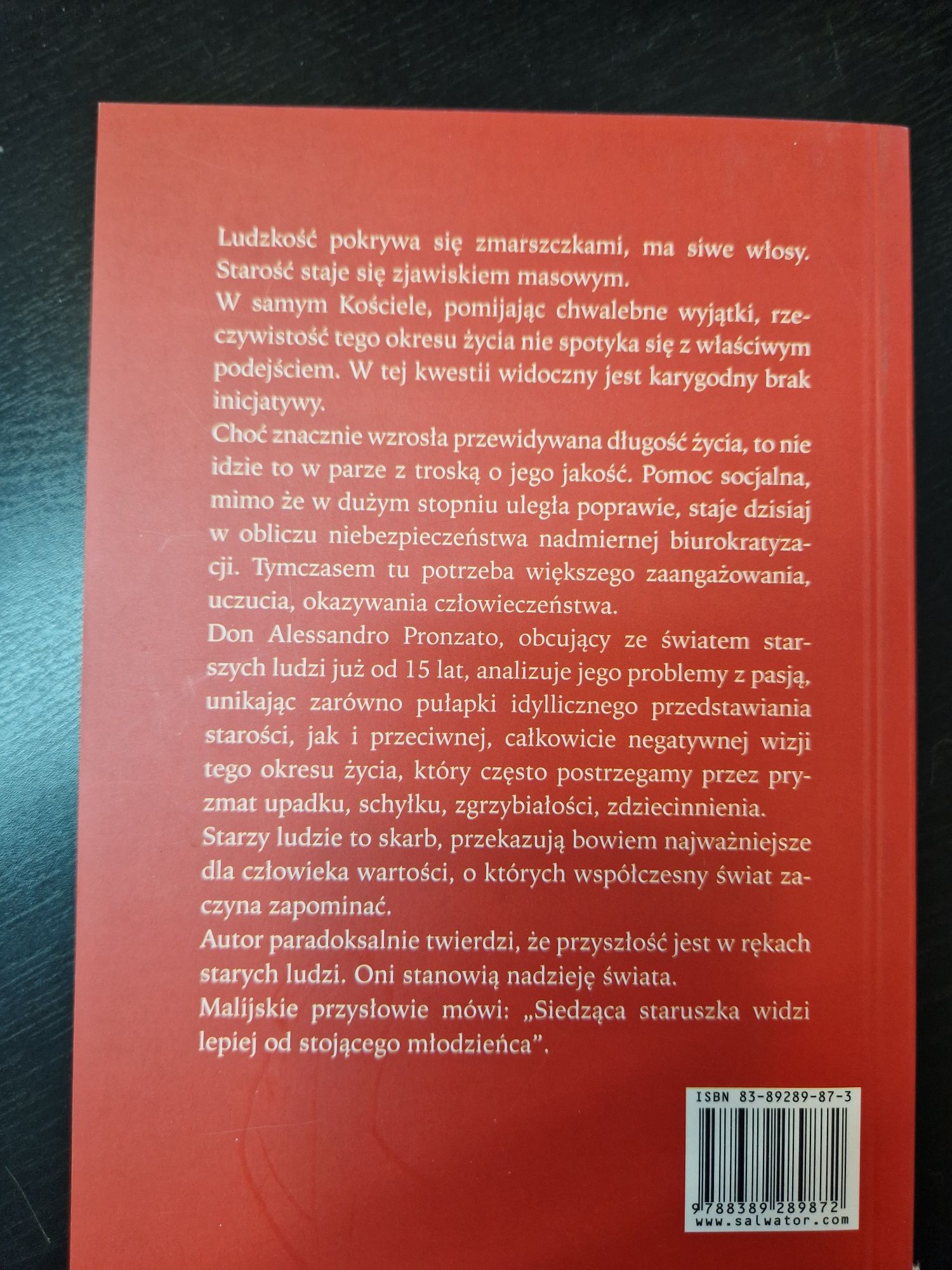 Starość czasem nadziei Alessandro Pronzato