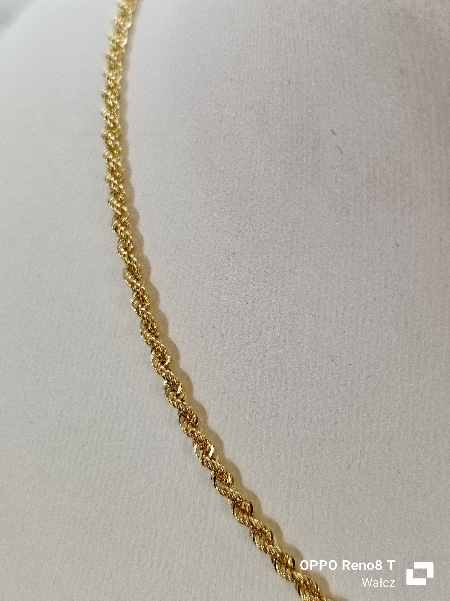 Złoty Nowy łańcuszek Kord dł.45cm.pr.333