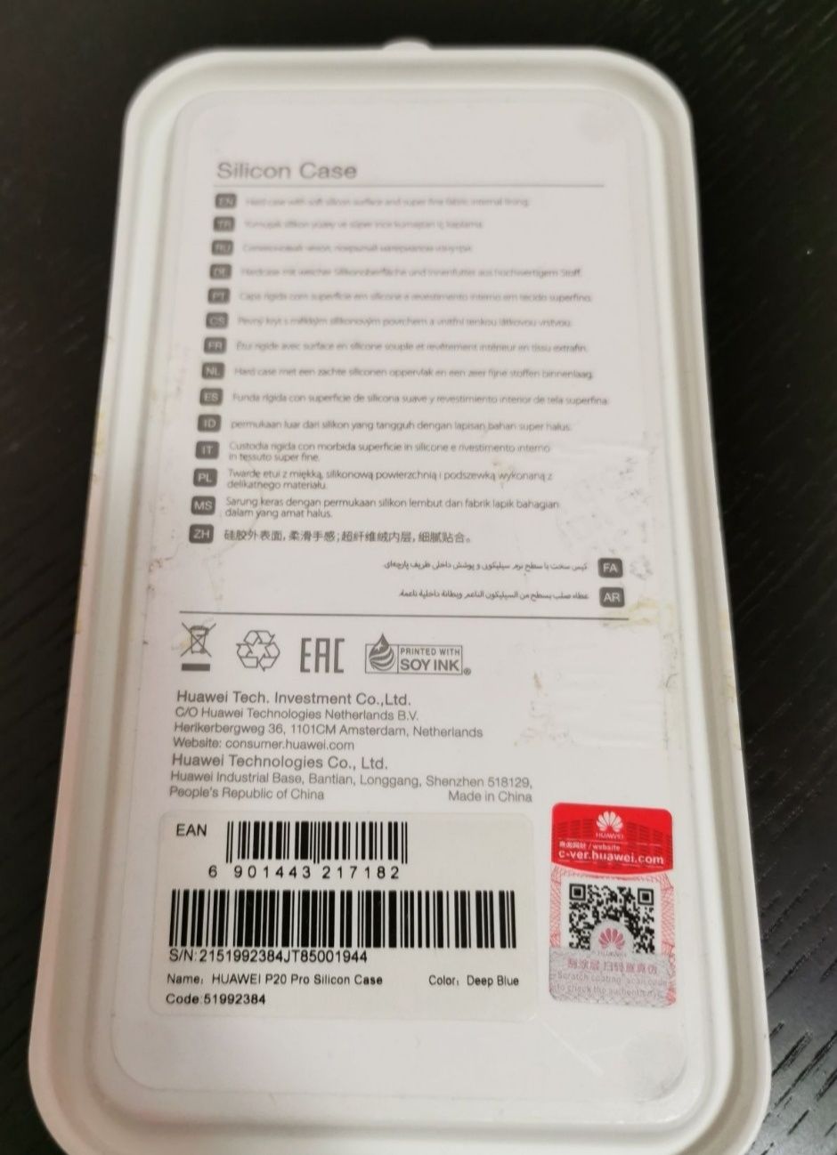Huawei P40 Pro. Capa em silicone resistente com protecção de câmara.