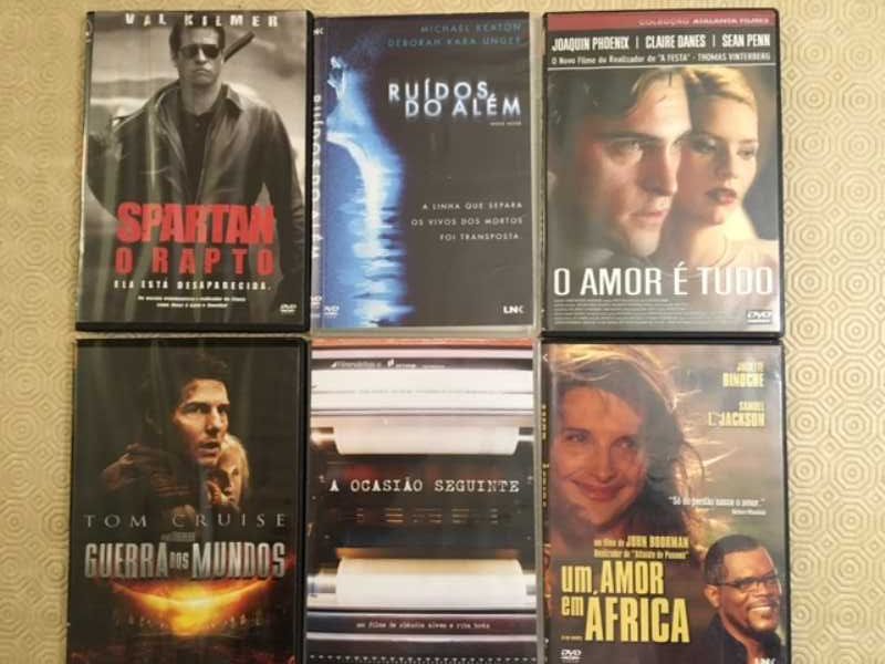 6 DVD's originais com selo