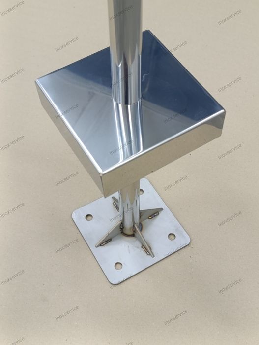 Флагшток з нержавійки 3м 3.5м 4м 4.5м 5м 5.5м