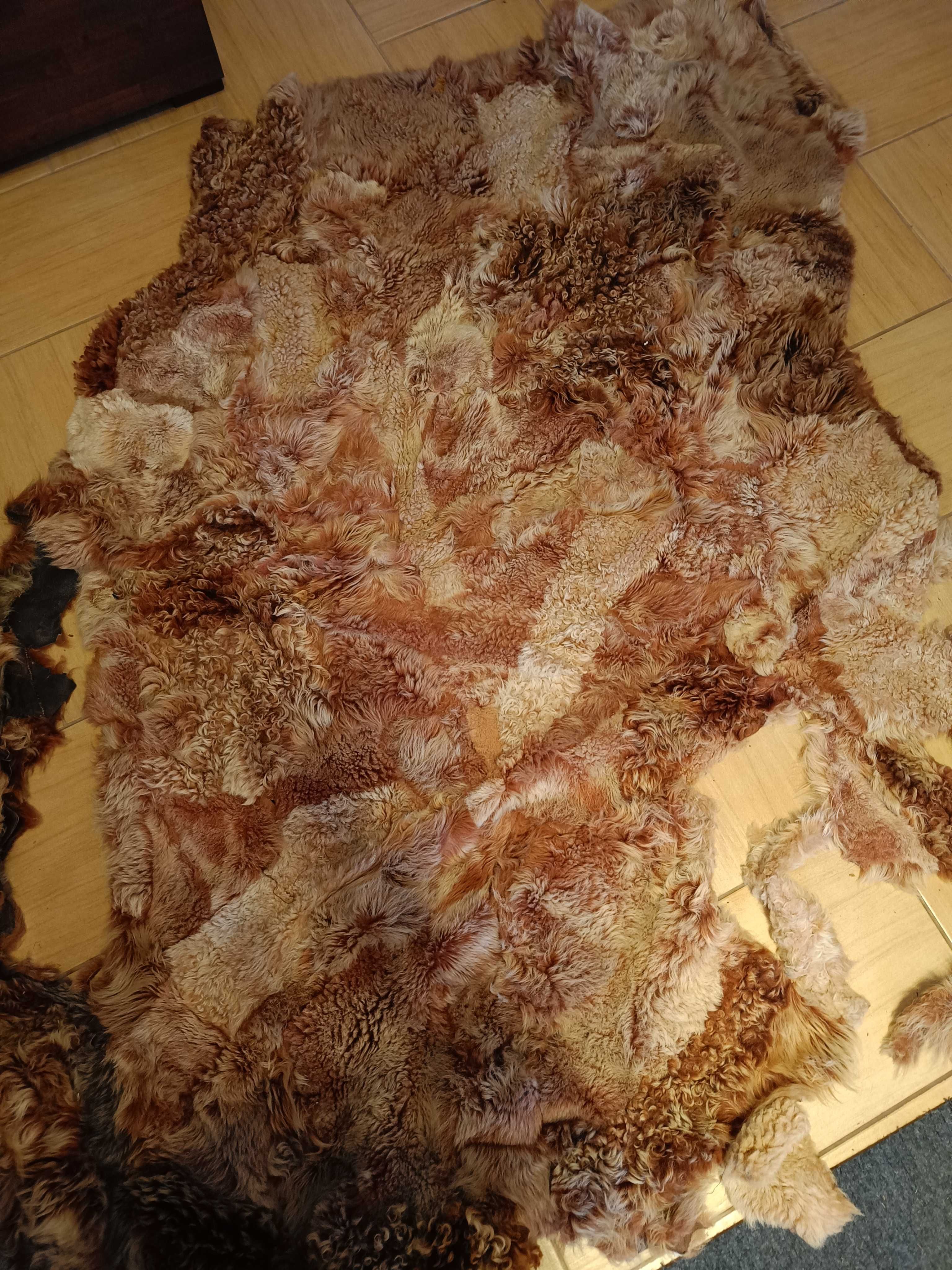 Błam patchwork myśliwskie zwierzęta 180x120 futro