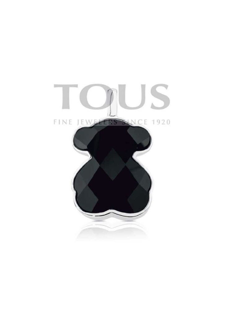 TOUS zawieszka Color 2,3cm onyks srebro 925 oryginał