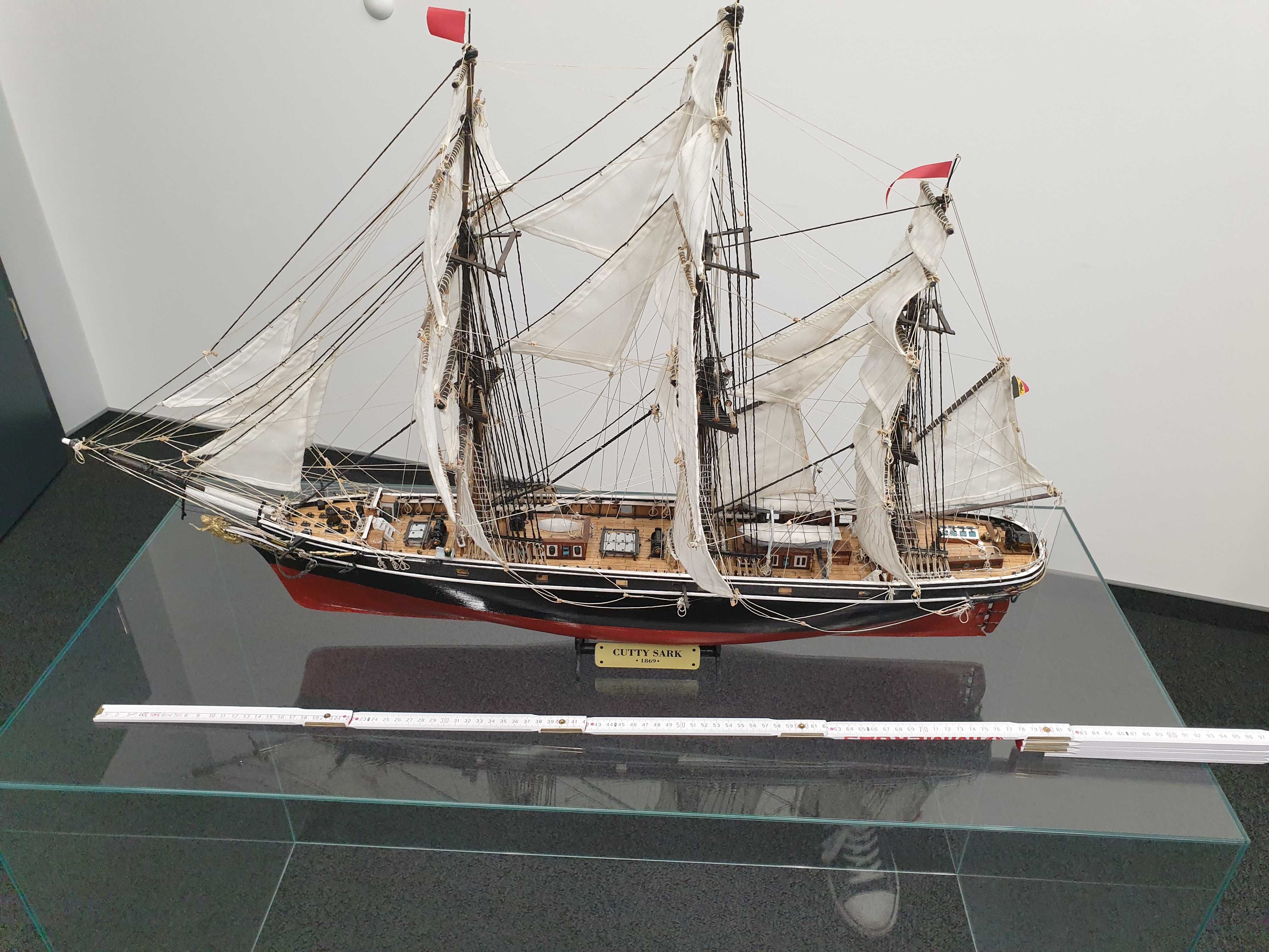 Model Cutty Sark - jedyny taki model żaglowca klipera.  UNIKAT