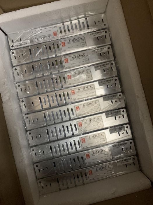 Блок живлення 200 Вт 5 вольт PS-200-5s SLIM 40 A для світлодіодів