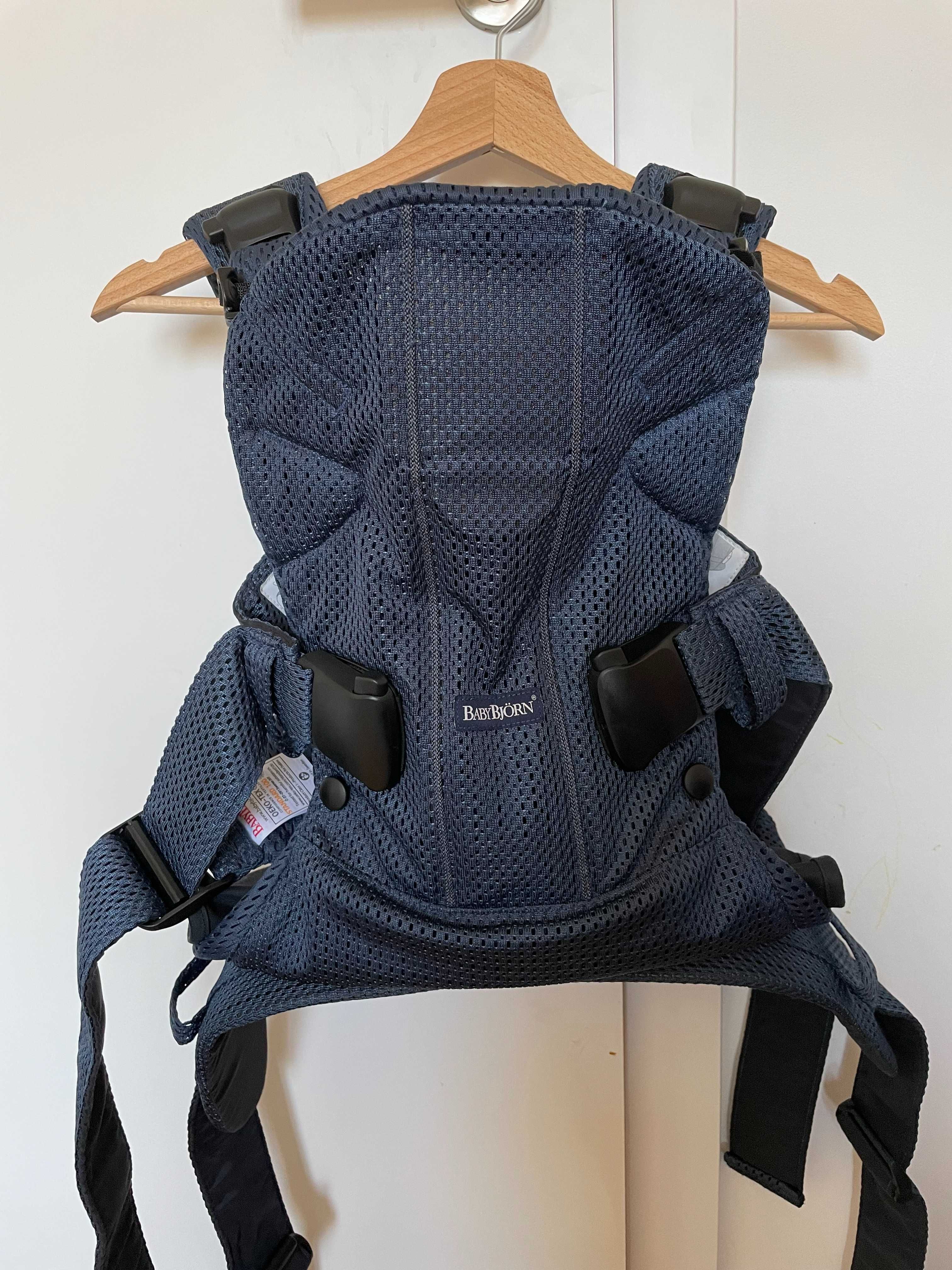 Nosidełko BABYBJORN ONE AIR Airy Mesh + śliniaczek NOWY