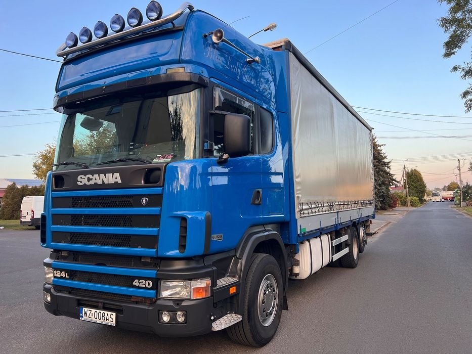 Scania 124 L 420 KM 6x2 Topline  *Salon Polska*Winda*Oryginalny przebieg 700 tys km