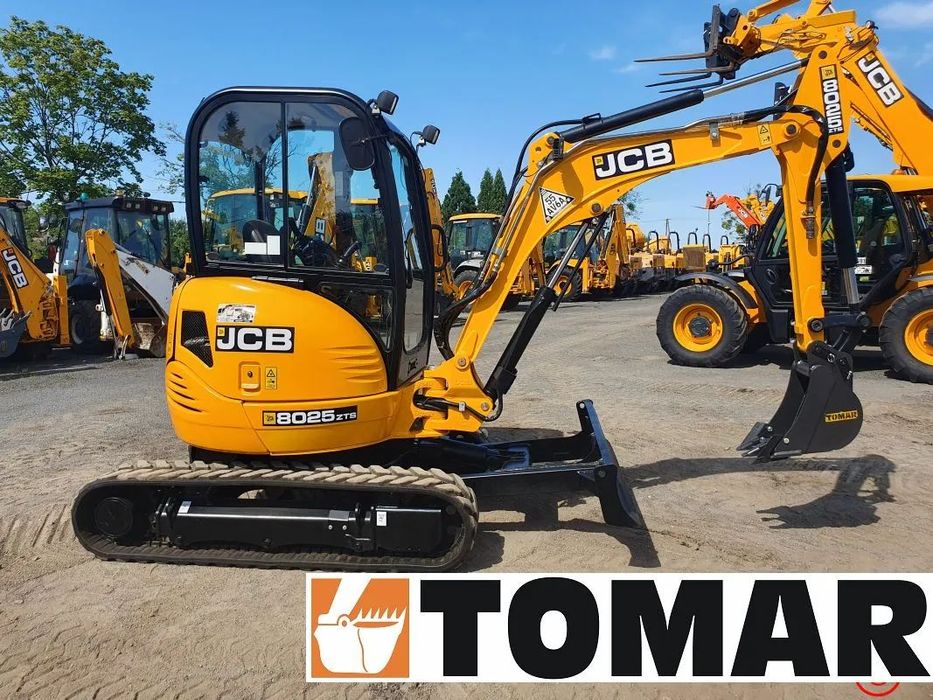 JCB 8025  2019R 2720 MTH minikoparka 2,9t 2,5t 8025 8030