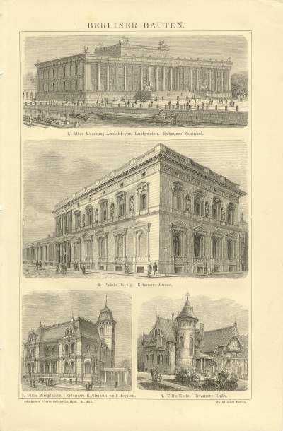 Budynki, Architektura   oryginalne XIX w. grafiki