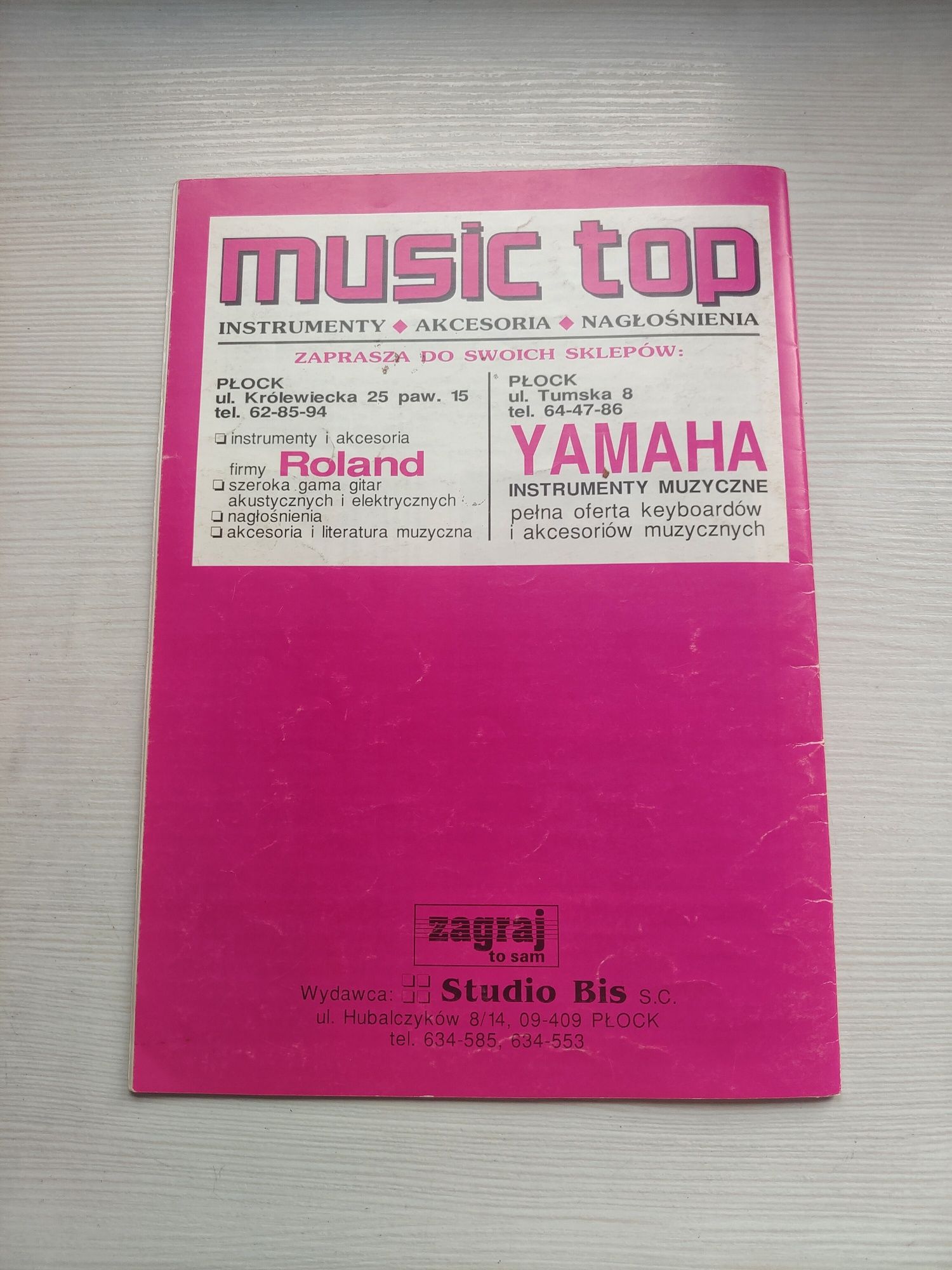"Zagraj to sam" Przeboje w zapisie nutowym