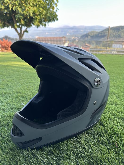 Capacete Downhill Bell + óculos 100%