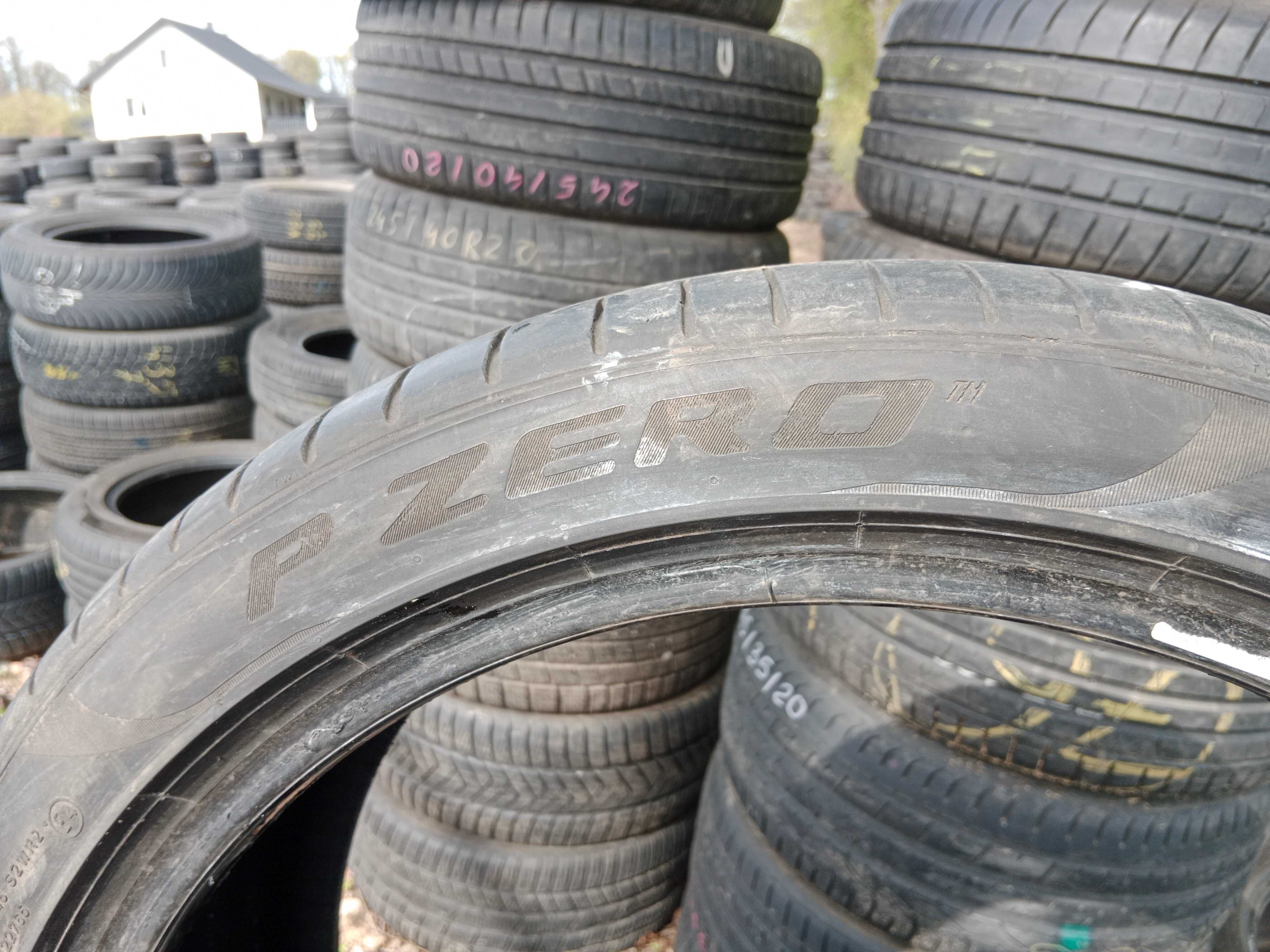 Opona używana 245/40R20 Pirelli P Zero TM RSC 1szt.