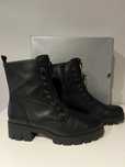 Gabor Kozaki Sznurowane Na zamek - Black Skóra - Size 41