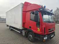 Iveco Eurocargo 75E18 EEV  ML75 E 18, Euro 5 EEV, duża, wysoka kabina, 15 palet, sztywna zabudowa