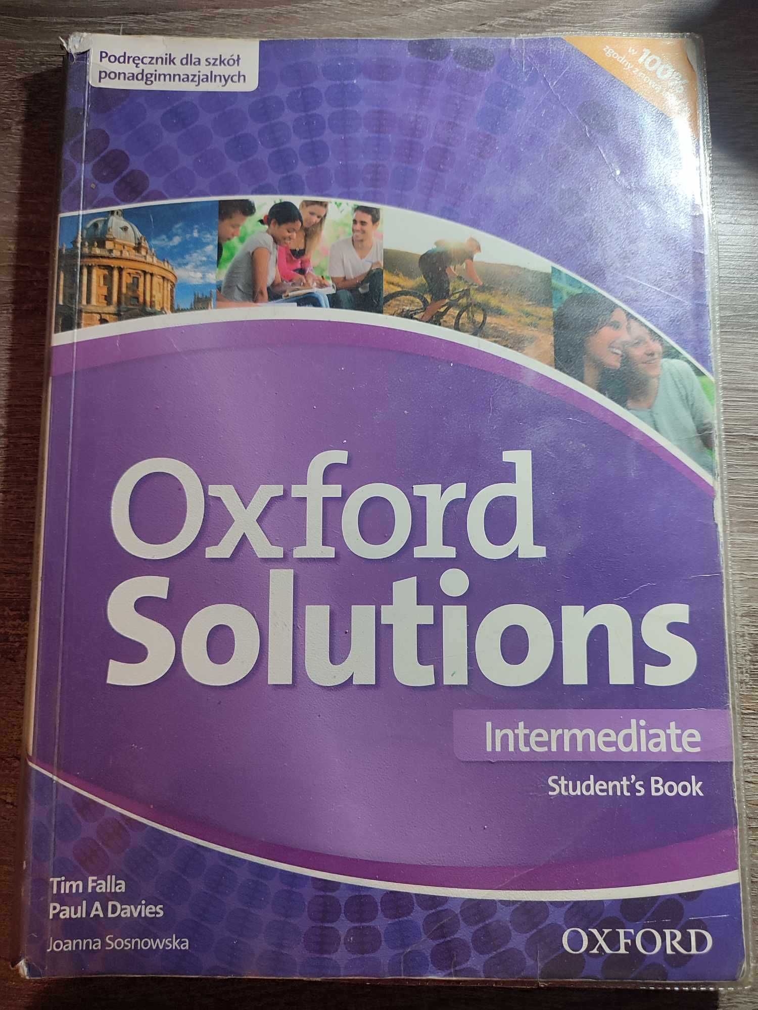 Oxford Solutions Intermediate Student's Book Podręcznik Liceum