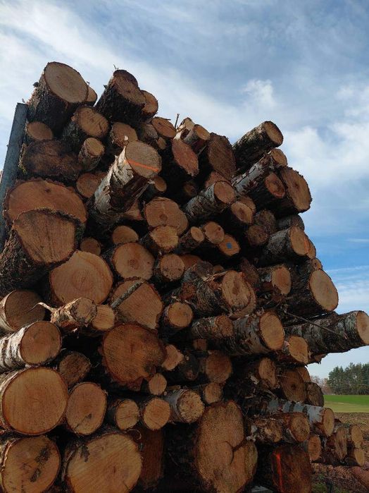 Drewno opałowe w wałkach,  łupane