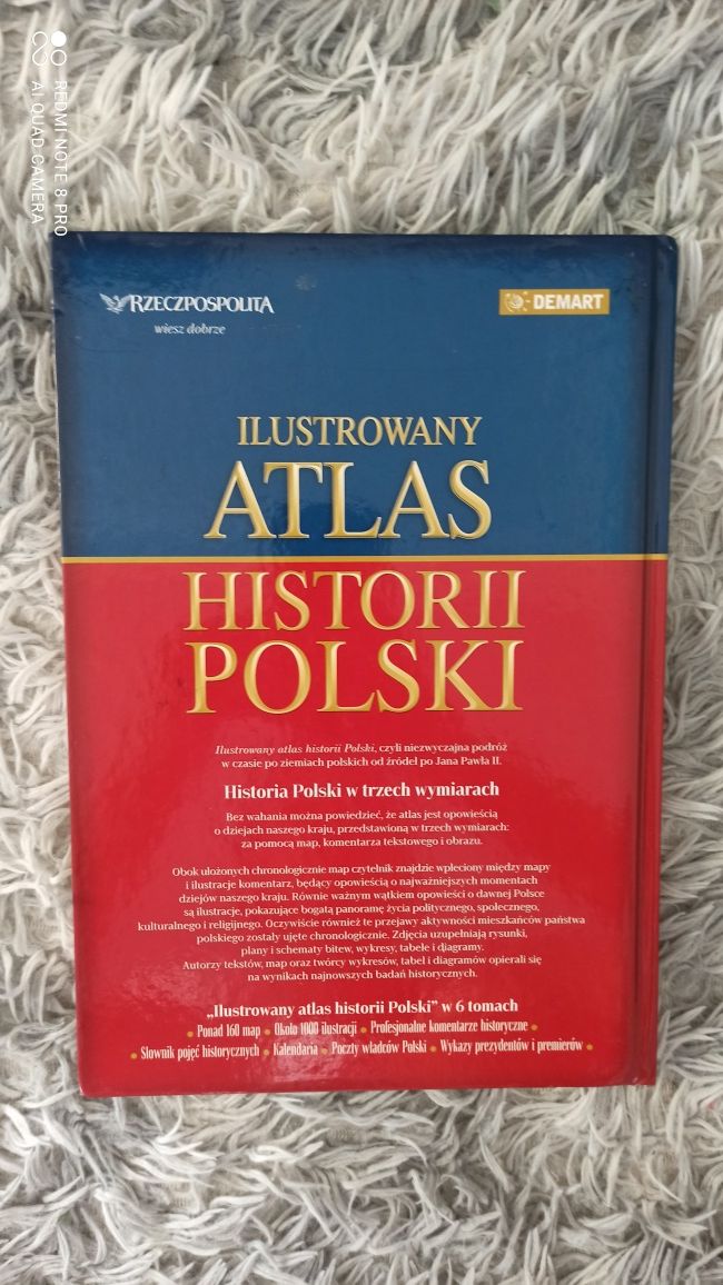 Ilustrowany atlas historii Polski twarda oprawa