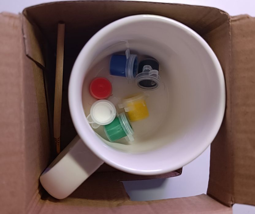 Різдвяний набір. Новорічна. Кружка - розмальовка , чашка - розмальовка