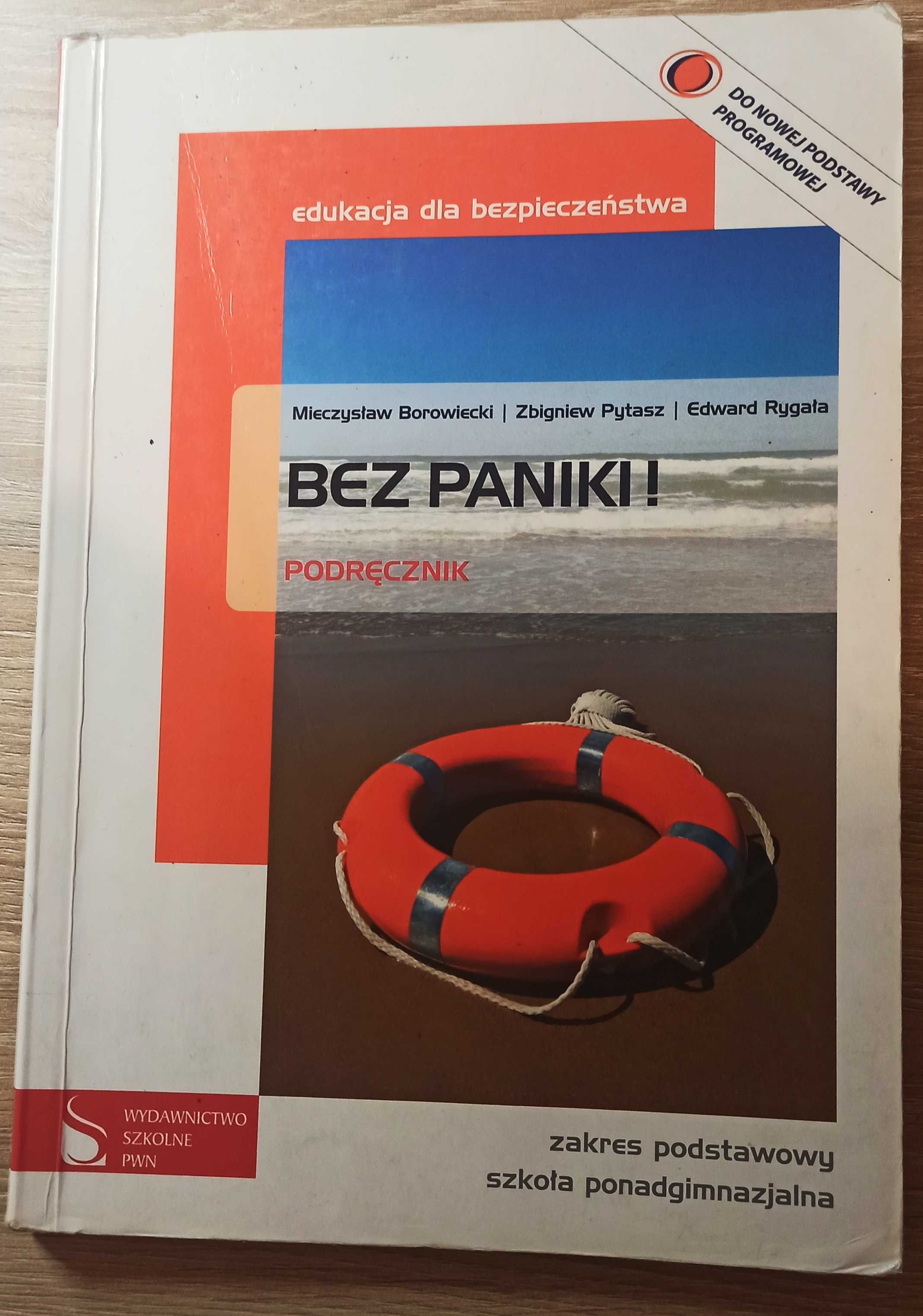 Bez paniki, edukacja dla bezpieczeństwa, podręcznik