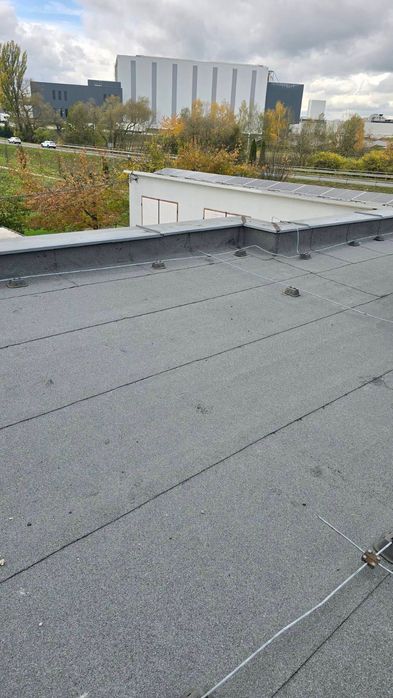 Malowanie dachów, krycie papą, mycie elewacji!