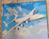 Готовая картина по номерам Літак Мрія Ан-225
